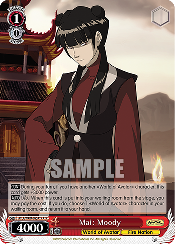 Mai: Moody - ATLA/WX04-E055ATR - Avatar Rare available at 401 Games Canada