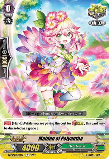 Maiden of Polyantha - D-PS01/096 - Common available at 401 Games Canada