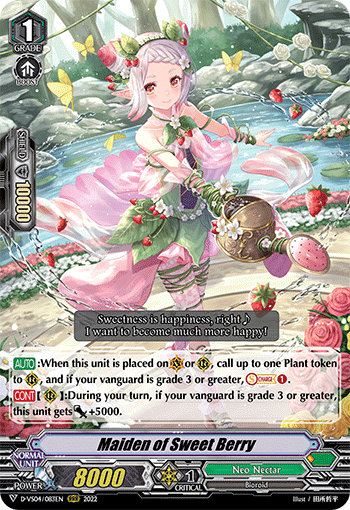 Maiden of Sweet Berry - D-VS04/083 - Triple Rare available at 401 Games Canada