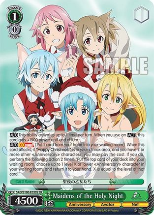 Maidens of the Holy Night (SR) - SAO/S100-E030S - Super Rare available at 401 Games Canada