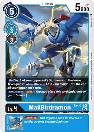 MailBirdramon - EX4-018 - Common available at 401 Games Canada