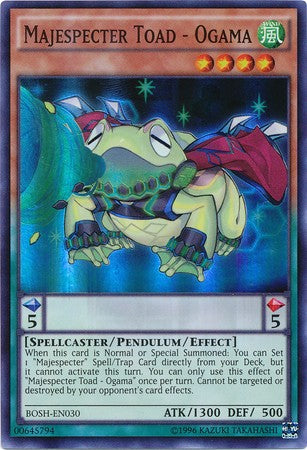 Majespecter Toad - Ogama - BOSH-EN030 - Super Rare - Unlimited available at 401 Games Canada