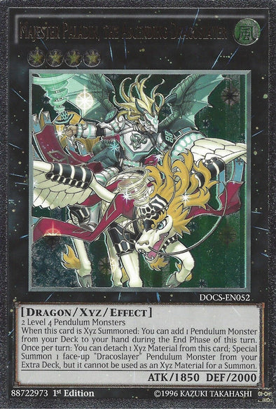 Majester Paladin, the Ascending Dracoslayer - DOCS-EN052 - Ultimate Rare - 1st Edition available at 401 Games Canada