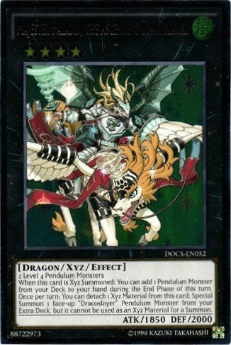Majester Paladin, the Ascending Dracoslayer - DOCS-EN052 - Ultimate Rare - Unlimited available at 401 Games Canada