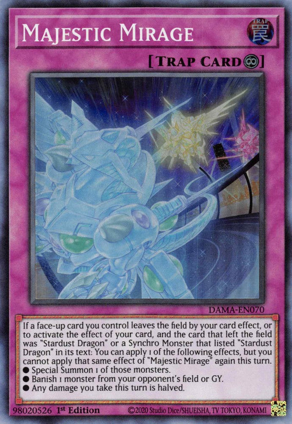 Majestic Mirage - DAMA-EN070 - Super Rare - 1st Edition available at 401 Games Canada