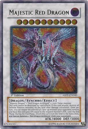 Majestic Red Dragon - ABPF-EN040 - Ultimate Rare - 1st Edition available at 401 Games Canada