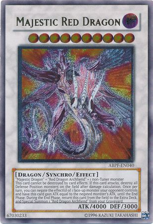 Majestic Red Dragon - ABPF-EN040 - Ultimate Rare - Unlimited available at 401 Games Canada