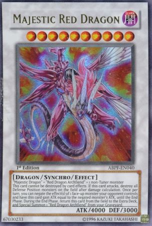 Majestic Red Dragon - ABPF-EN040 - Ultra Rare - 1st Edition available at 401 Games Canada