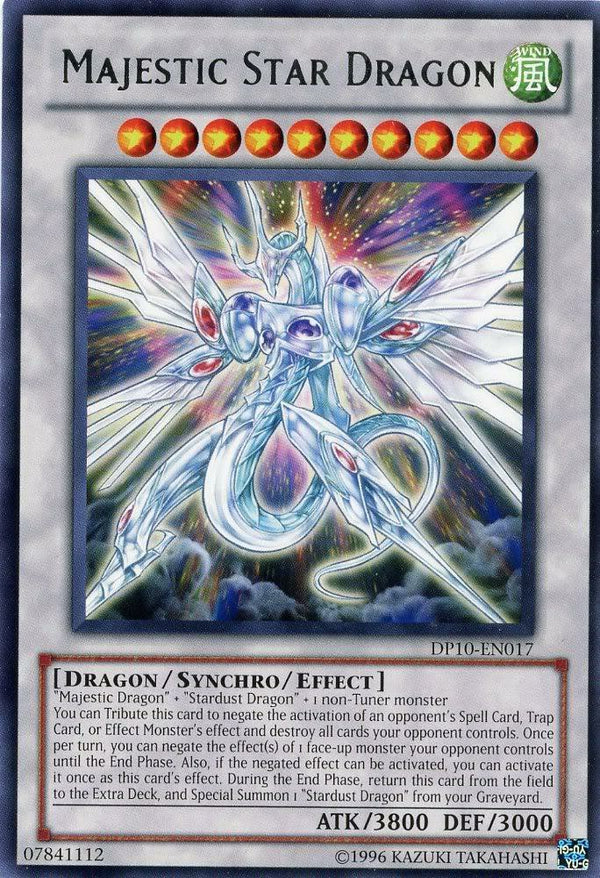 Majestic Star Dragon - DP10-EN017 - Rare - Unlimited available at 401 Games Canada