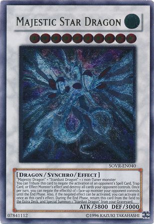 Majestic Star Dragon - SOVR-EN040 - Ultimate Rare - Unlimited available at 401 Games Canada