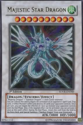 Majestic Star Dragon - SOVR-EN040 - Ultra Rare - 1st Edition available at 401 Games Canada