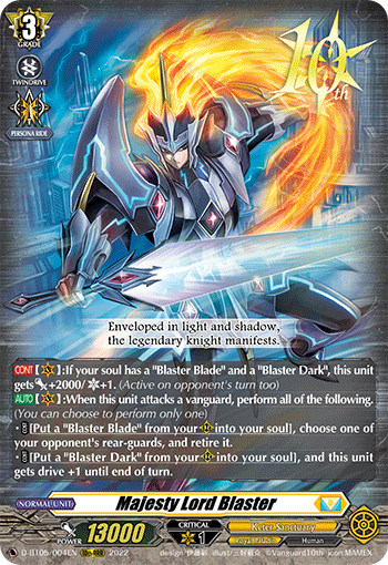 Majesty Lord Blaster - D-BT05/004 - 10th RRR available at 401 Games Canada