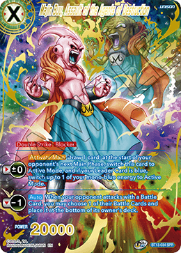 Majin Buu, Assault of the Agents of Destruction - BT13-034 - Special Rare (SPR) available at 401 Games Canada