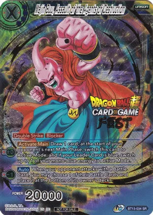 Majin Buu, Assault of the Agents of Destruction - BT13-034 - Super Rare (Card Game Fest 2022) available at 401 Games Canada