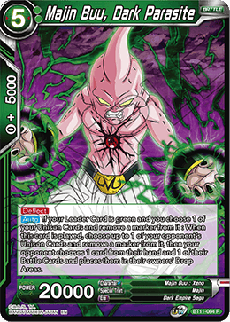 Majin Buu, Dark Parasite - BT11-084 - Rare (FOIL) (Reprint) available at 401 Games Canada