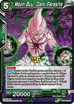 Majin Buu, Dark Parasite - BT11-084 - Rare available at 401 Games Canada