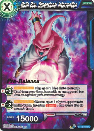 Majin Buu, Dimensional Intervention - BT12-030 - Promo (Series 12 Pre-Release) (Foil) available at 401 Games Canada