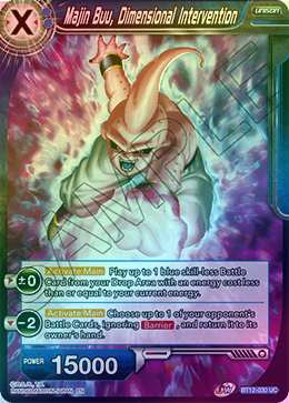 Majin Buu, Dimensional Intervention - BT12-030 - Uncommon (FOIL) available at 401 Games Canada