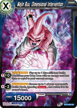 Majin Buu, Dimensional Intervention - BT12-030 - Uncommon available at 401 Games Canada