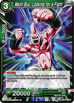 Majin Buu, Looking for a Fight - BT11-082 - Common (FOIL) (Reprint) available at 401 Games Canada