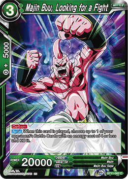 Majin Buu, Looking for a Fight - BT11-082 - Common available at 401 Games Canada