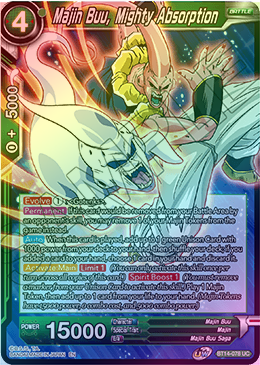 Majin Buu, Mighty Absorption - BT14-078 - Uncommon (FOIL) available at 401 Games Canada