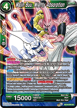 Majin Buu, Mighty Absorption - BT14-078 - Uncommon available at 401 Games Canada