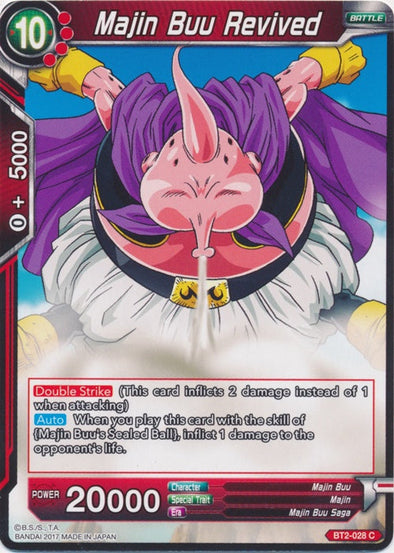 Majin Buu Revived - BT2-028 - Common available at 401 Games Canada