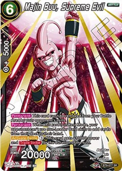 Majin Buu, Supreme Evil - BT9-077 - Super Rare available at 401 Games Canada