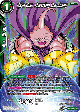 Majin Buu, Thwarting the Enemy - BT14-083 - Rare available at 401 Games Canada