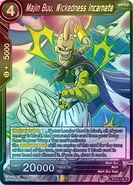 Majin Buu, Wickedness Incarnate - BT10-126 - Rare (FOIL) available at 401 Games Canada