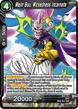 Majin Buu, Wickedness Incarnate - BT10-126 - Rare available at 401 Games Canada