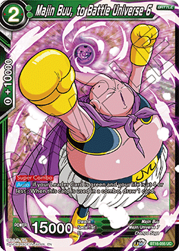 Majin Buu, to Battle Universe 6 - BT16-055 - Uncommon available at 401 Games Canada