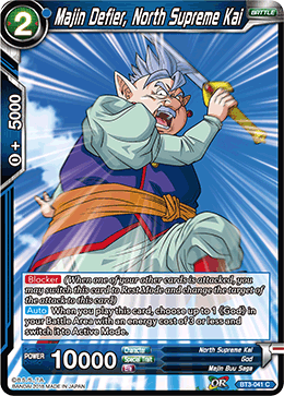 Majin Defier, North Supreme Kai - BT3-041 - Common available at 401 Games Canada