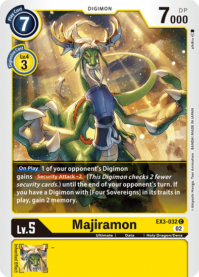 Majiramon - EX3-032 - Common available at 401 Games Canada