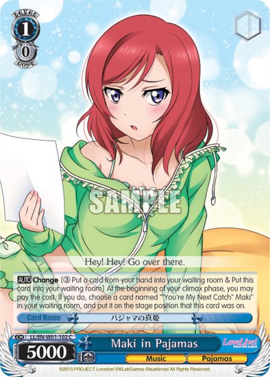 Maki in Pajamas - LL/EN-W01-102 - Common available at 401 Games Canada