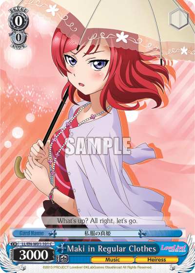 Maki in Regular Clothes - LL/EN-W01-101 - Common available at 401 Games Canada