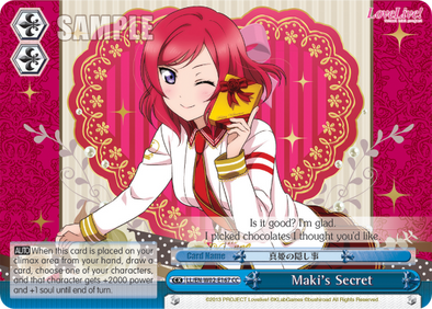 Maki's Secret - LL/EN-W02-E167 - Climax Common available at 401 Games Canada