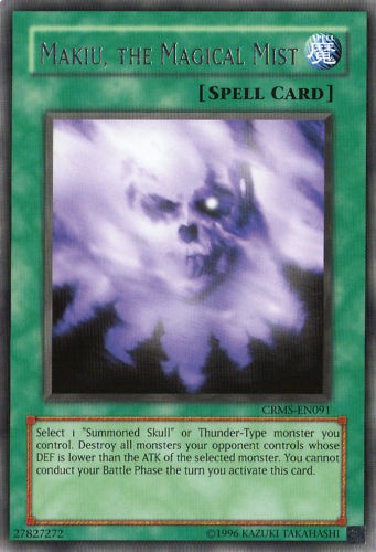Makiu, the Magical Mist - CRMS-EN091 - Rare - Unlimited available at 401 Games Canada
