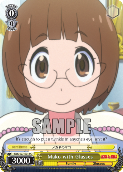 Mako with Glasses - KLK/S27-E013 - Common available at 401 Games Canada