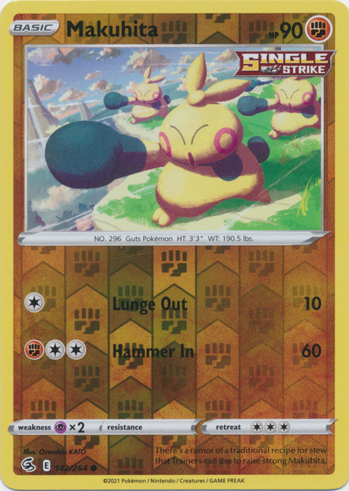 Makuhita - 142/264 - Common - Reverse Holo available at 401 Games Canada