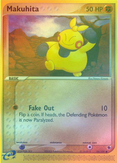 Makuhita - 58/109 - Common - Reverse Holo available at 401 Games Canada