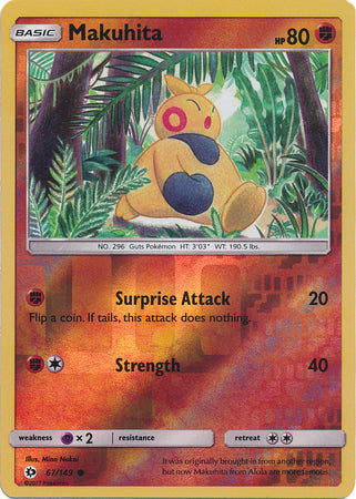 Makuhita - 67/149 - Common - Reverse Holo available at 401 Games Canada