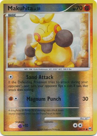 Makuhita - 68/99 - Common - Reverse Holo available at 401 Games Canada