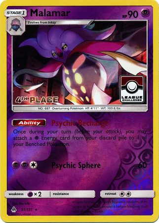 Malamar - 51/131 - League Promo (4th Place) available at 401 Games Canada