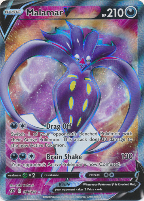 Malamar V - 186/192 - Full Art Ultra Rare available at 401 Games Canada