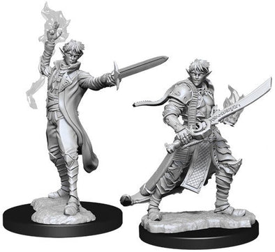 Male Elf Magus - Pathfinder Deep Cuts Unpainted Minis available at 401 Games Canada