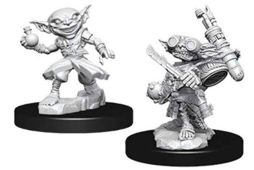 Male Goblin Alchemist - Pathfinder Deep Cuts Unpainted Minis available at 401 Games Canada