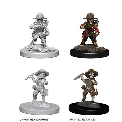 Male Halfling Rogue - Pathfinder Deep Cuts Unpainted Minis available at 401 Games Canada