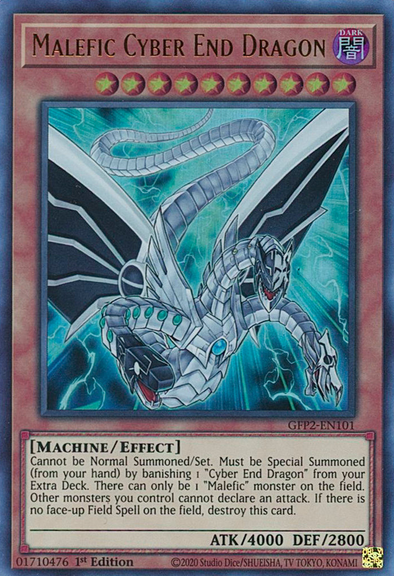 Malefic Cyber End Dragon - GFP2-EN101 - Ultra Rare - 1st Edition available at 401 Games Canada